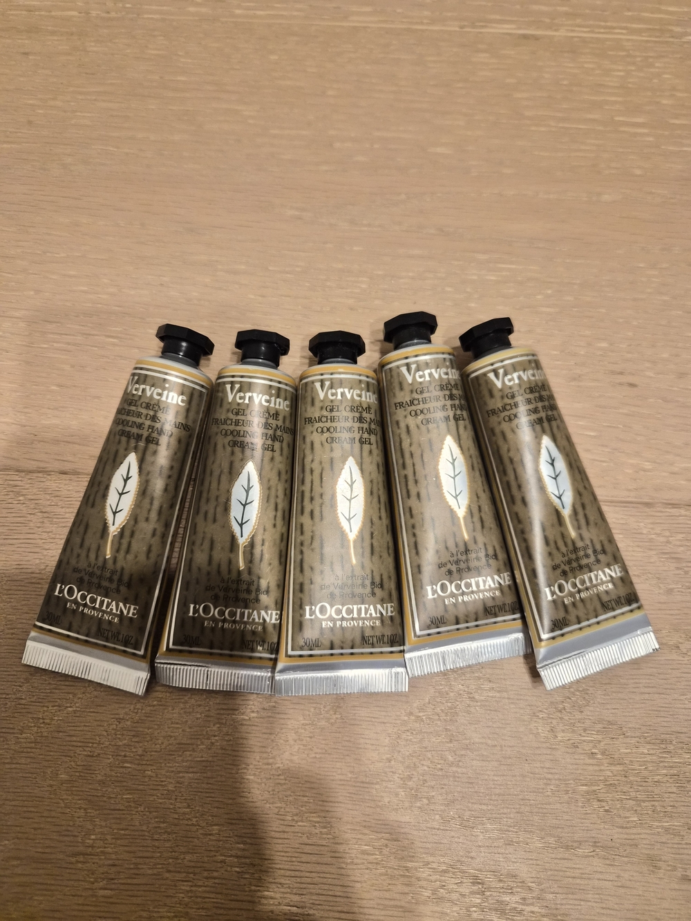 L'OCCITANE Gold Verbena Cooling Hand Cream Gel Tubes